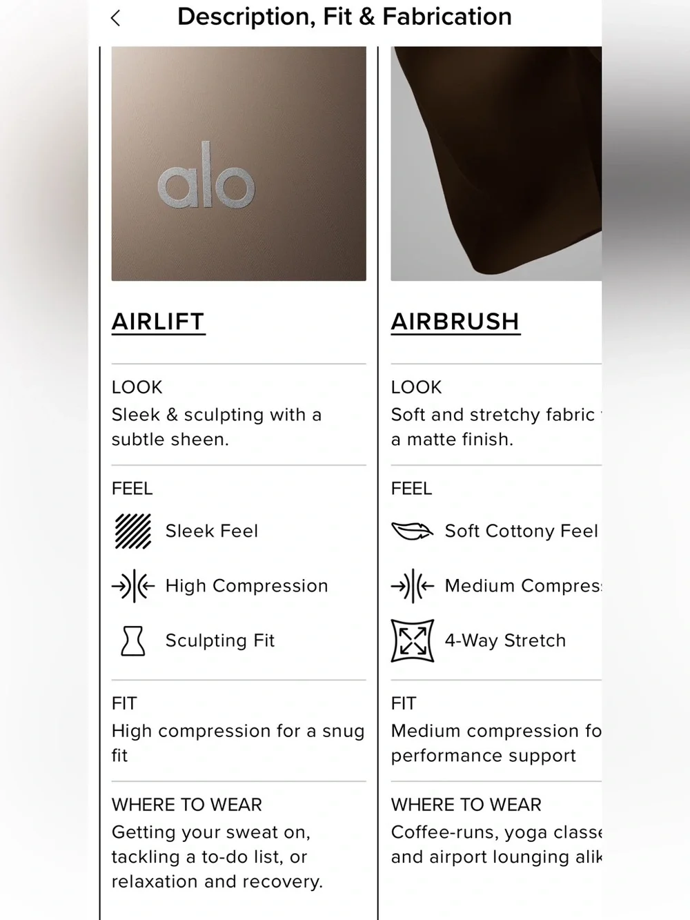 ALO Yoga Airlift 7/8 High-Rise Leggings Mushroom Size Small NWT‼️